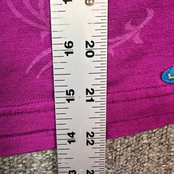 Luna 100% Merino Wool Skiing Ski Baselayer Top Fuchsia Pink Women's Size Medium - Picture 4 of 8